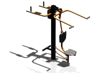 Уличный тренажер "Верхняя тяга Брусья Пресс" УТ339 в Волгограде