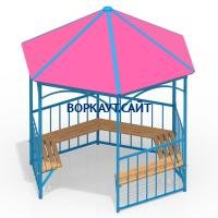 Беседка с лавками МАФ 4120 в Волгограде