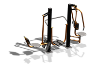 Уличный тренажер "Жим ногами Шагомер Жим от груди" УТ333 в Волгограде