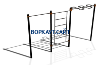 Спортивный комплекс воркаут ВС-129 в Волгограде