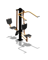 Уличный тренажер "Верхняя тяга Жим ногами" УТ322 в Волгограде