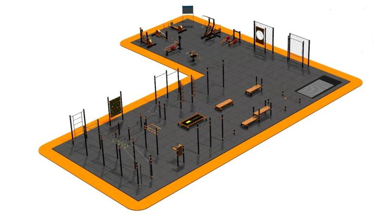 Дизайн проект спортплощадки Угловая в Волгограде