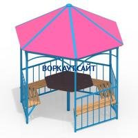 Беседка со столом и лавками МАФ 4121 в Волгограде