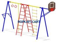 Гимнастический комплекс с баскетбольным щитом МАФ 3001 в Волгограде