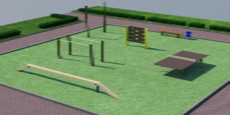 Проект спортплощадки мини спорт  в Волгограде