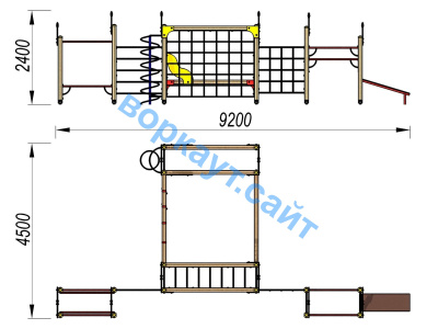Детский спортивный комплекс ДСК 3102 в Волгограде