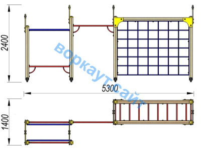 Детский спортивный комплекс Атлет ДСК 3106 в Волгограде