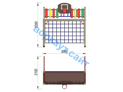 Детский спортивный комплекс ДСК 3101 в Волгограде