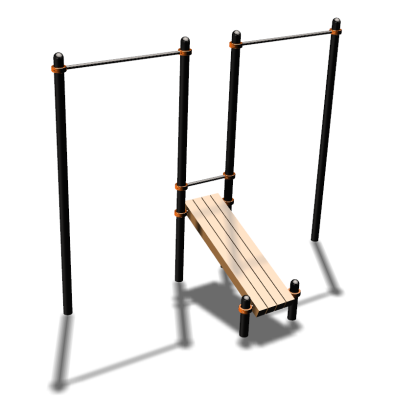 Воркаут турники со скамьей для пресса ВС-27 в Волгограде