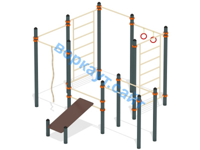 Спортивный комплекс воркаут ВС-47 в Волгограде