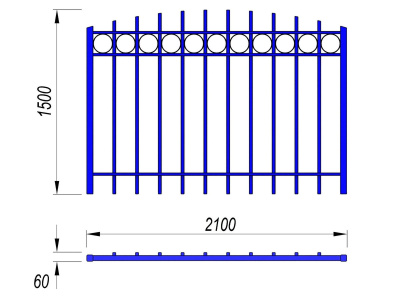 Ограждение спортивной площадки МАФ 5005 в Волгограде