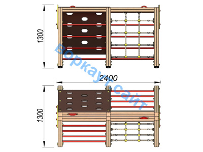Детский спортивный комплекс ДСК 3203 в Волгограде