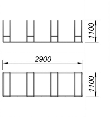 Велопарковка МАФ 6002 в Волгограде