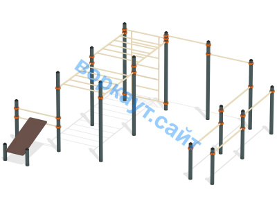 Спортивный комплекс воркаут ВС-50 в Волгограде