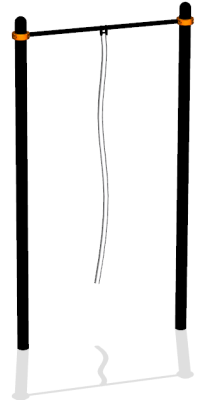 Турник с гимнастическим канатом ВС-34 в Волгограде