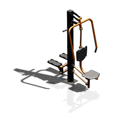 Уличный тренажер "Жим от груди Степпер" УТ342 в Волгограде