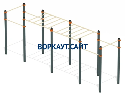 Воркаут рукоход с турниками ВС-23 в Волгограде