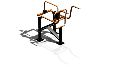 Силовой уличный тренажер  "Приседания"  УТ404 в Волгограде