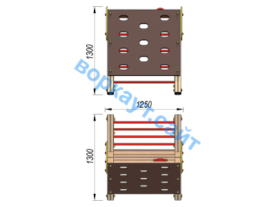 Детский спортивный комплекс ДСК 3202 в Волгограде