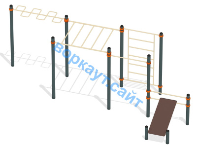Спортивный комплекс воркаут ВС-45 в Волгограде