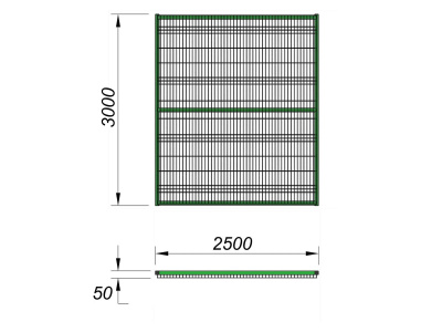 Ограждение спортивной площадки 2500х3000 МАФ 5103 в Волгограде