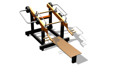Силовой уличный тренажер  "Жим от груди"  УТ422 в Волгограде