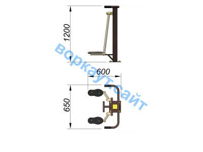 Уличный тренажер Атлетический комплекс УТ 010 в Волгограде