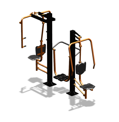 Уличный тренажер "Жим от себя Шагомер Баттерфляй" УТ303 в Волгограде