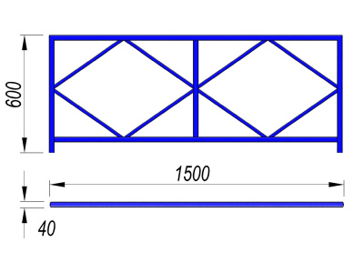 Ограждение площадки МАФ 5001 в Волгограде