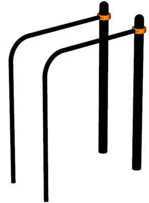 Воркаут брусья приставные ВС-39 в Волгограде