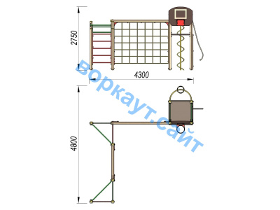 Детский спортивный комплекс ДСК 3112 в Волгограде