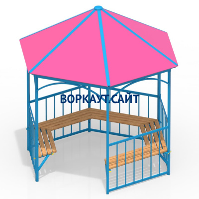 Беседка с лавками МАФ 4120 в Волгограде