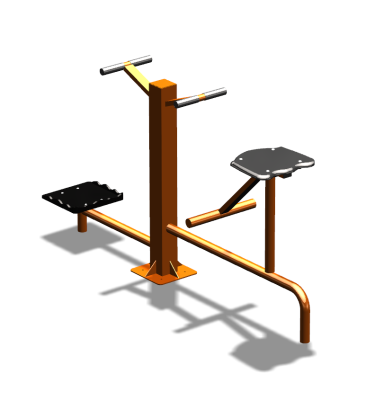 Уличный тренажер "Твистер стоя Твистер сидя" УТ323 в Волгограде