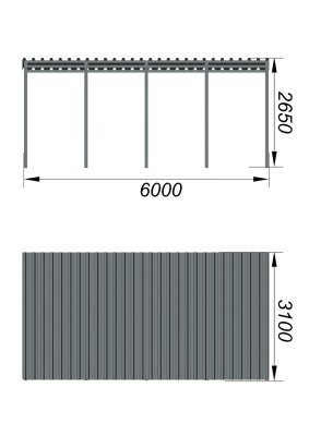Теневой навес трибун МАФ 4130 в Волгограде