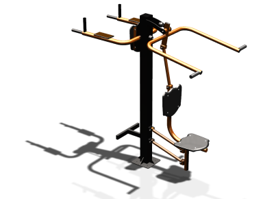 Уличный тренажер "Верхняя тяга Брусья Пресс" УТ339 в Волгограде