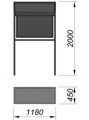 Информационный стенд МАФ 6006 в Волгограде