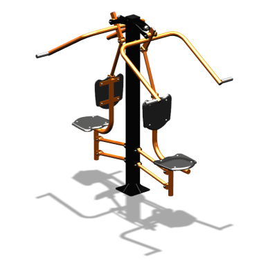 Уличный тренажер  "Верхняя тяга двойная"  УТ207 в Волгограде