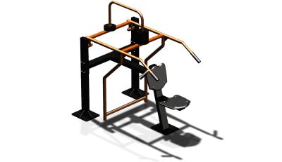 Силовой уличный тренажер  "Жим вверх сидя"  УТ403 в Волгограде